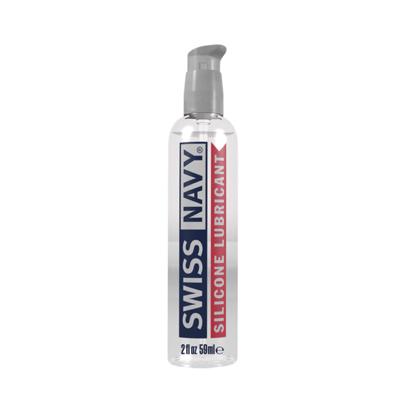 Swiss Navy Premium Silicone Lubricant with ergonomic pump