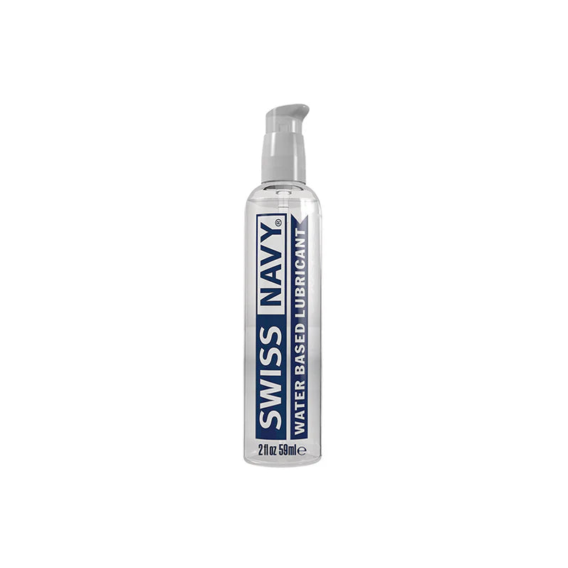 Swiss Navy Premium Water-Based Lubricant with locking pump