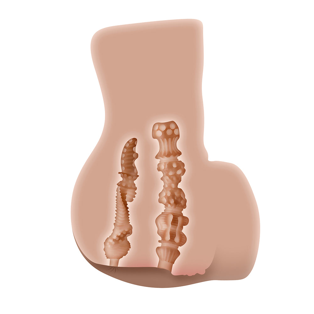 Premium dual-entry stroker with powerful internal motors