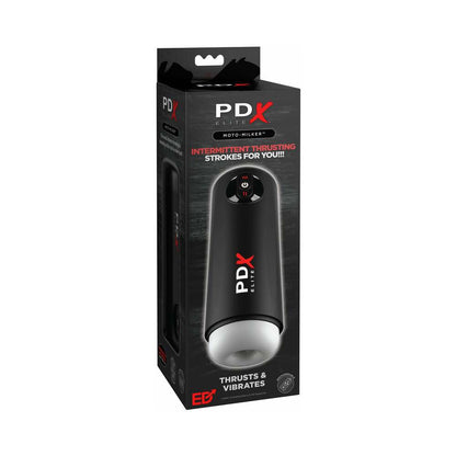 PDX ELITE MOTO-MILKER thrusting and vibrating male masturbator