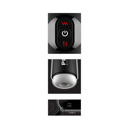 Thrusting stroker for automatic up-and-down motion