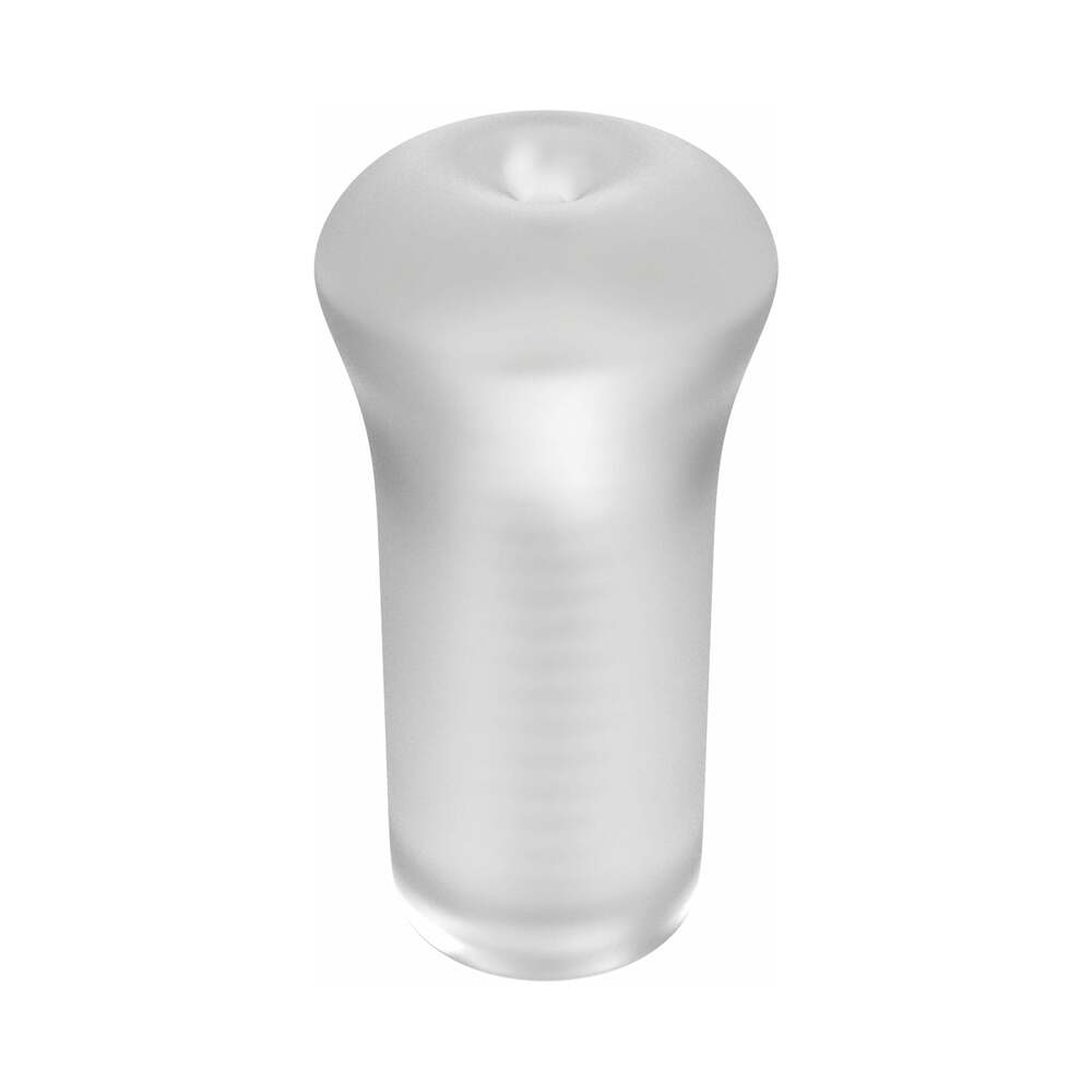 Transparent Fanta Flesh stroker for easy visual stimulation