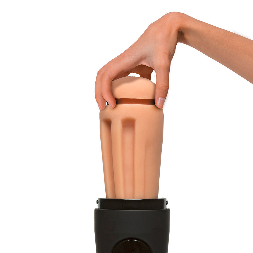 Body-safe celebrity-molded masturbator from Doc Johnson