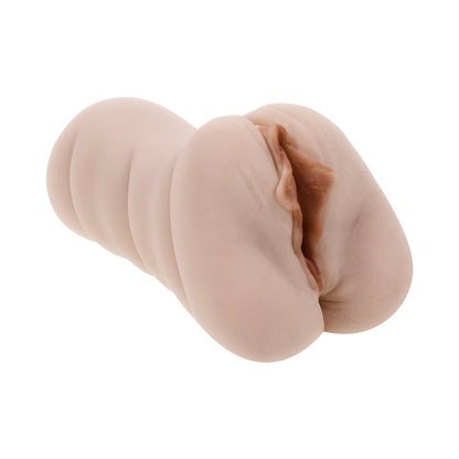 Vaginal and anal tunnels with soft, beaded textures