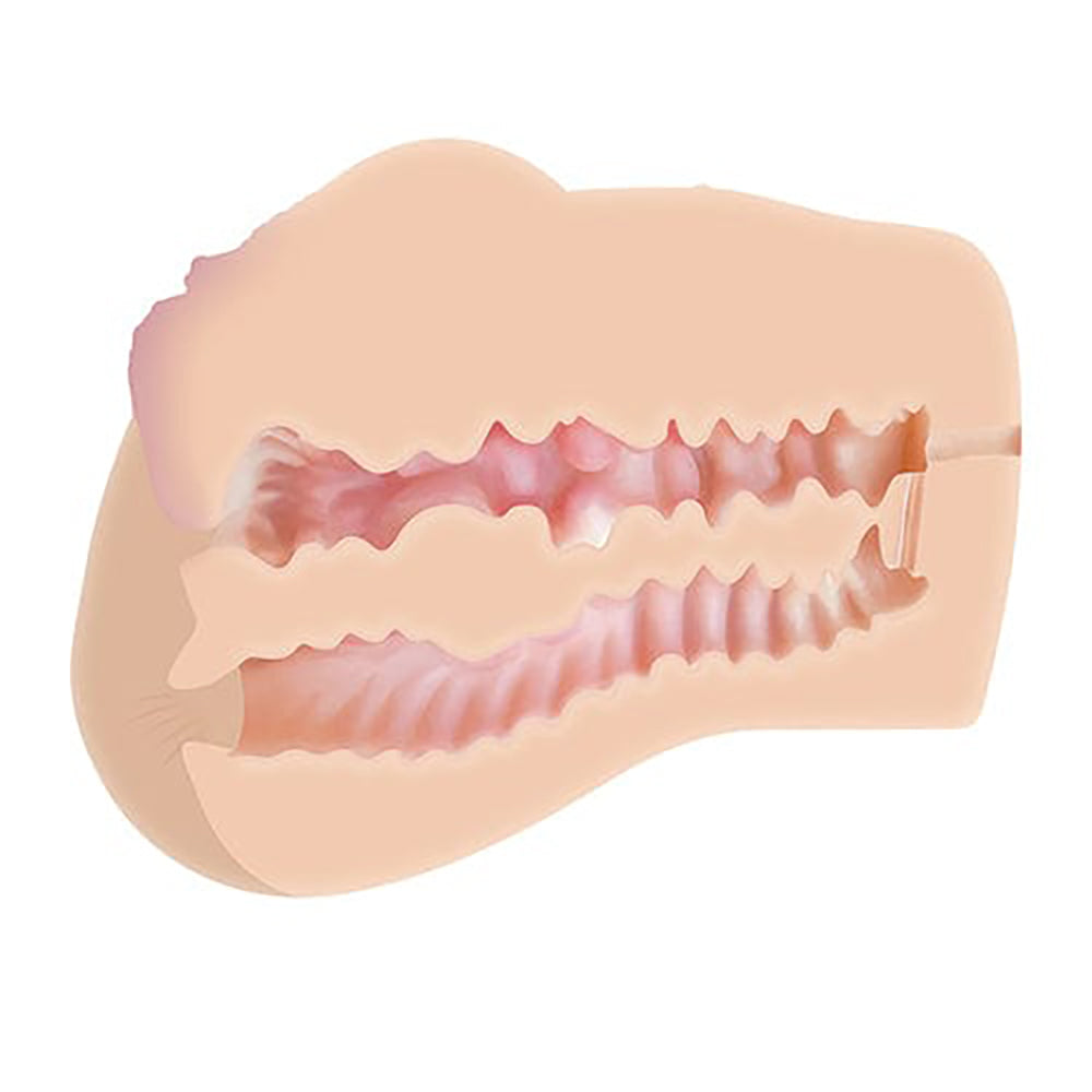 Textured dual channels designed for intense stimulation